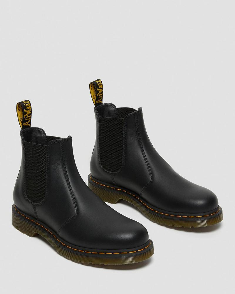 Dr Martens 2976 Nappa Leren Enkellaars Dames Zwart | NL 74JPQ